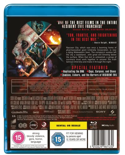 Resident Evil: Welcome To Raccoon City - Blu-ray image 3