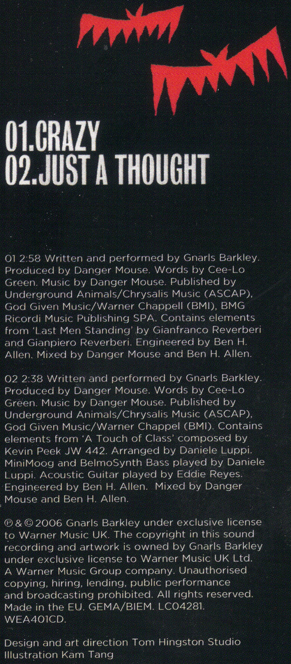 Gnarls Barkley - Crazy - Used CD image 5