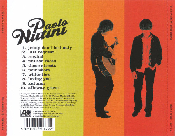Paolo Nutini - se Streets - CD image 8