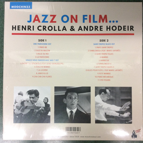 VARIOUS ARTISTS - JAZZ ON FILM HENRI CROLLA & ANDRE HODEIR - Vinyl Rec image 2