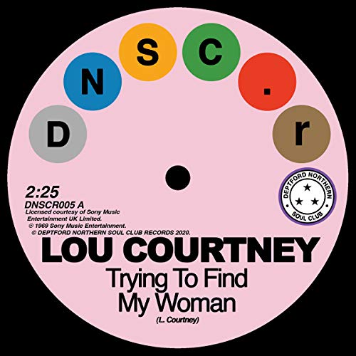 LOU COURTNEY & LEE D - TRYING TO FIND MY WOMAN/ GIVE IT UP - Vinyl Rec image 1