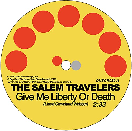 SALEM TRAVELERS - TELL IT LIKE IT IS/GIVE ME LIBERTY OR DEATH - Vinyl image 1