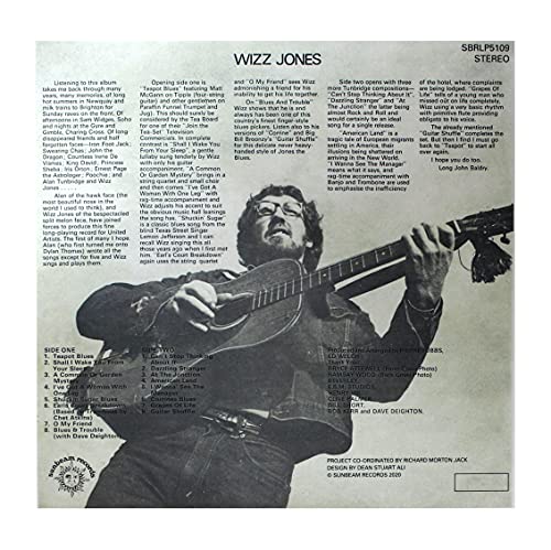 Wizz Jones - Vinyl Record image 2
