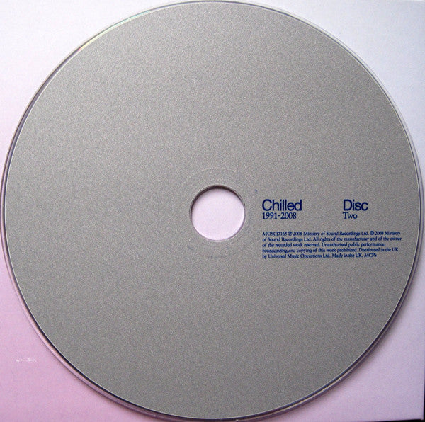 Various - Chilled 1991-2008 - Used CD image 5