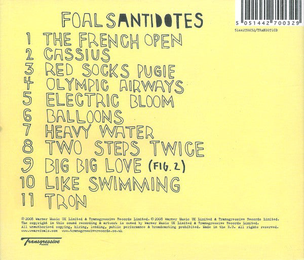Foals - Antidotes - CD image 2