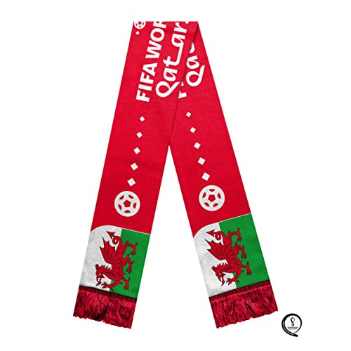 FIFA World Cup Qatar - Wales Scarf - Clothing -  - Approx 132cm x 19cm image 2
