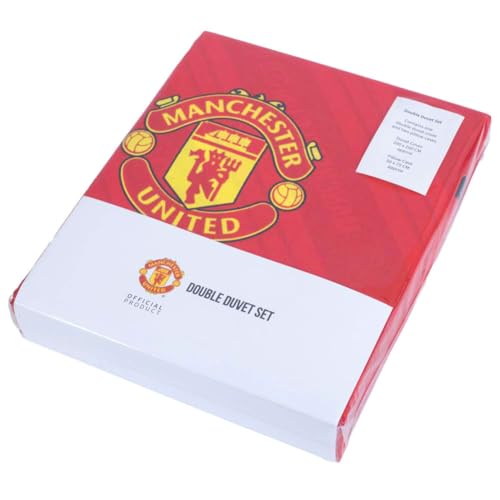 Manchester United FC - Core Stripe Double Duvet Set - Bed Linen image 6