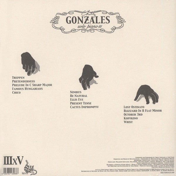 Gonzales - Solo Piano III - Vinyl Record image 2