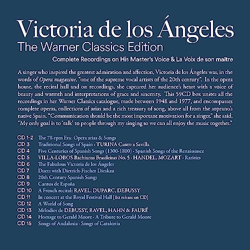 Victoria de los Ange - Warner Classics Edition: C - CD image 3