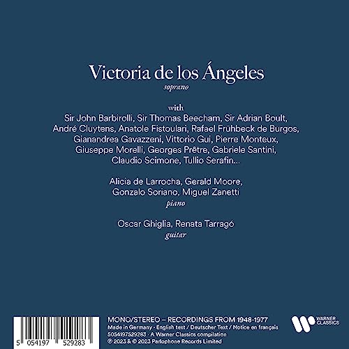Victoria de los Ange - Warner Classics Edition: C - CD image 5