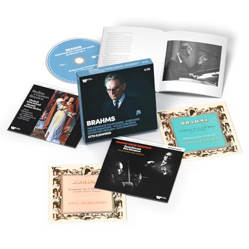 OTTO KLEMPERER - BRAHMS: SYMPHONIES, VIOLON CONCERTO - CD image 1