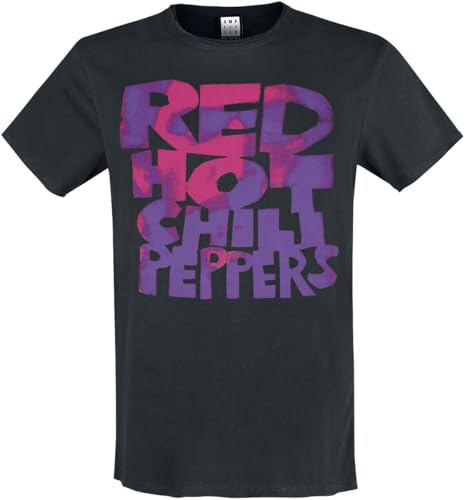 RED HOT CHILI PEPPER - Text Neon Pink - tshirt - T Shirt - Large image 1