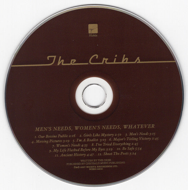 Cribs - Men's Needs, Women's Needs, Whatever - CD image 9