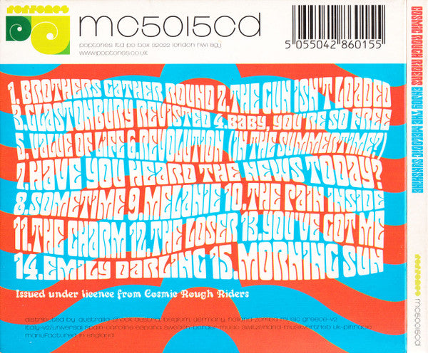 Cosmic Rough Riders - Enjoy The Melodic Sunshine - Used CD image 2