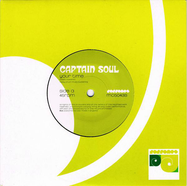 Captain Soul - Your Time - Used Vinyl Record 7" image 1