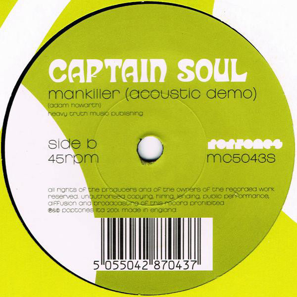 Captain Soul - Your Time - Used Vinyl Record 7" image 3