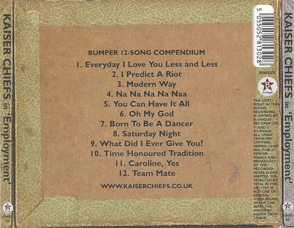 Kaiser Chiefs - Employment - Used CD image 5