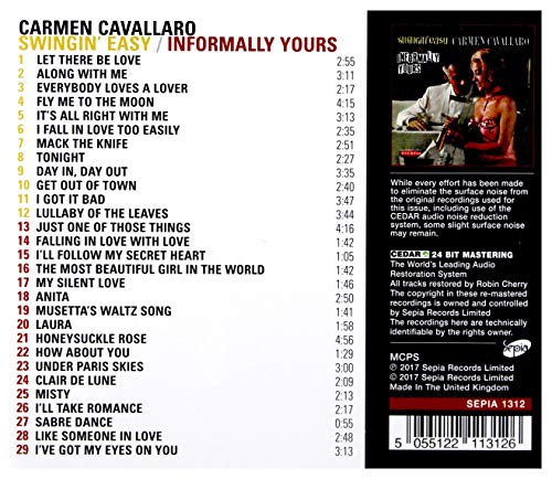 Carmen Cavallaro - Swingin Easy/Informally Yours - CD image 2
