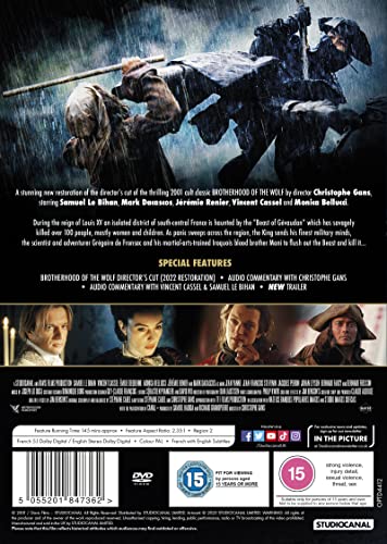 Brotherhood of the Wolf: Director's Cut - DVD image 3