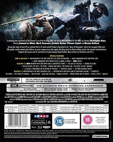 Brotherhood Of The Wolf - Blu-ray 4K image 3