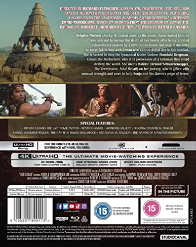 Red Sonja - Blu-ray 4K image 3