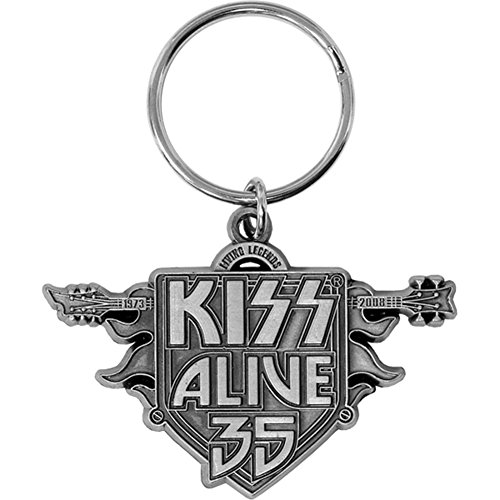 KISS - Keychain: Alive 35 Tour (Die-cast Relief) - keyrings image 2