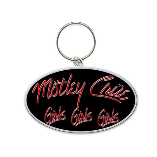 Motley Crue - Keychain: Girls, Girls, Girls (Enamel In-fill) - keyring image 2