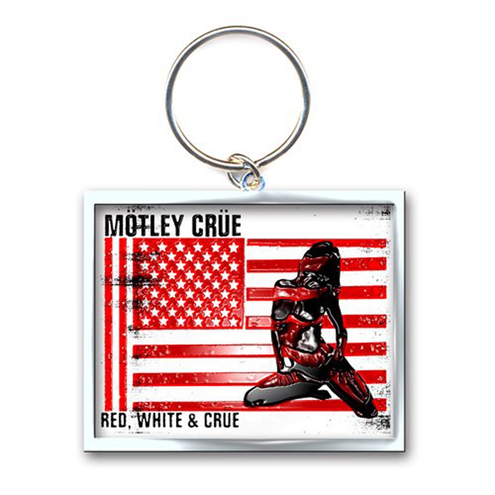 Motley Crue - Keychain: Red, White & Crue (Photo-print) - keyrings image 2