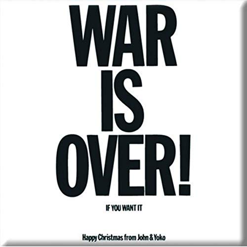 John Lennon - Fridge Magnet: War is Over - TV Memorabilia Fridge Magne image 2