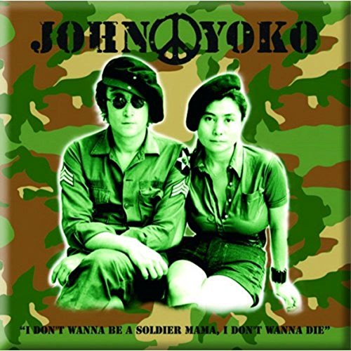 John Lennon - Fridge Magnet: Soldier - TV Memorabilia Fridge Magnets image 2