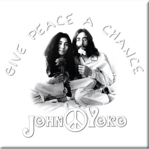John Lennon - Fridge Magnet: Peace - TV Memorabilia Fridge Magnets image 2