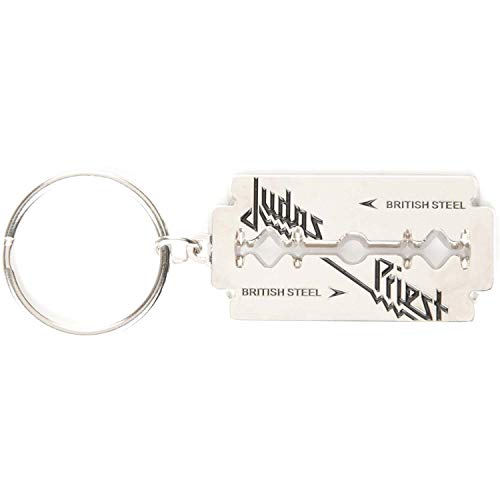 Judas Priest - Keychain: British Steel Razor Blade (Enamel  - One Size image 1