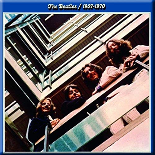 Beatles - Fridge Magnet: Blue Album - TV Memorabilia Fridge Magnets image 2