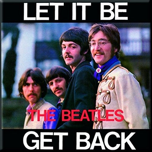 Beatles - Fridge Magnet: Let it Be/Get Back - TV Memorabilia Fridge Ma image 2