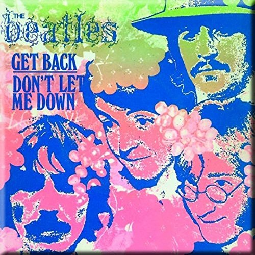 Beatles - Fridge Magnet: Get Back/Don't Let Me Down (Psychedelic) - TV image 2