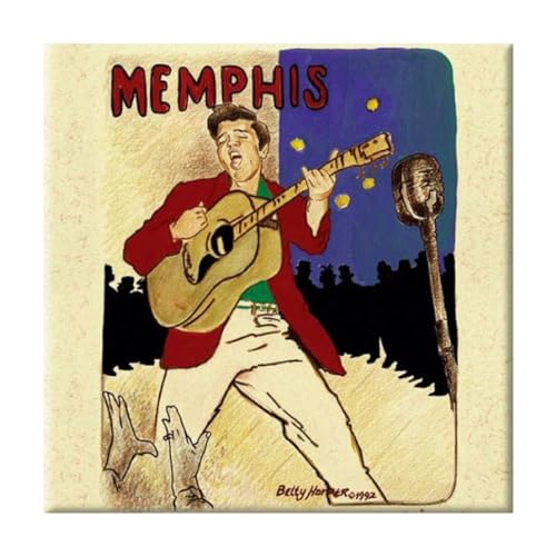 Elvis Presley - Fridge Magnet: Memphis - TV Memorabilia Fridge Magnets image 2
