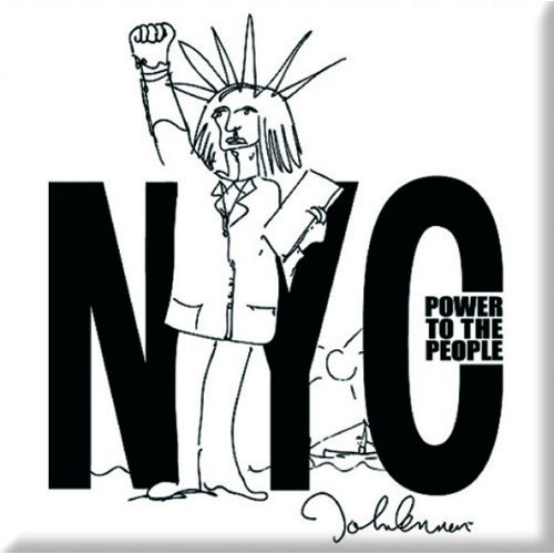 John Lennon - Fridge Magnet: NYC Power to the People - TV Memorabilia image 2