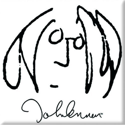 John Lennon - Fridge Magnet: Self Portrait - TV Memorabilia Fridge Mag image 2