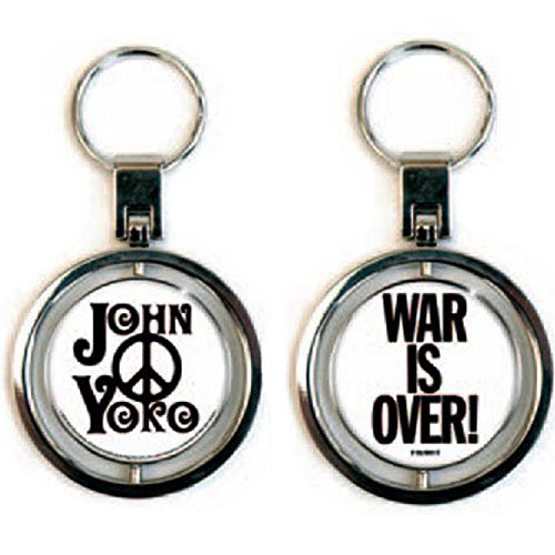 John Lennon - Keychain: War is Over (Spinner) - keyrings image 2