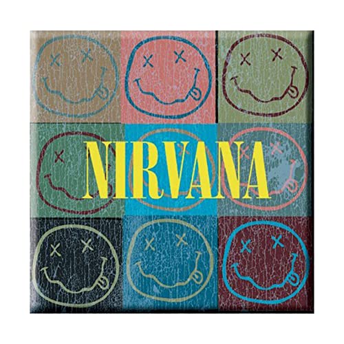 Nirvana - Fridge Magnet: Smiley Blocks - TV Memorabilia Fridge Magnets image 2