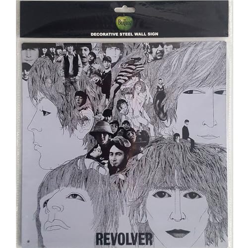 Beatles - Steel Wall Sign: Revolver - keyrings - One Size image 2