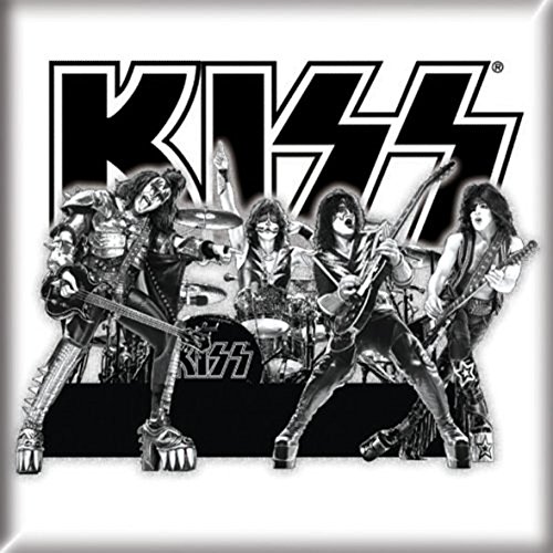 KISS - Fridge Magnet: Graphite Band - TV Memorabilia Fridge Magnets image 2
