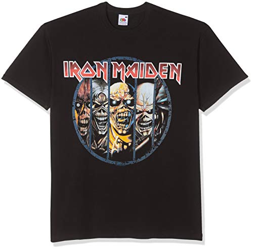 Iron Maiden - tshirt - Unisex - Short Sleeves - Large