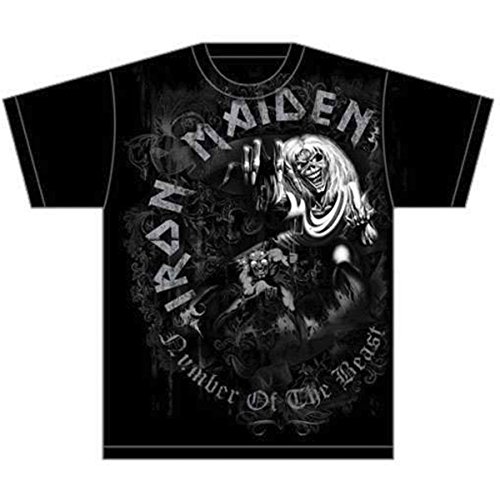 Iron Maiden - tshirt - Unisex - Short Sleeves - Large