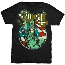 Ghost - tshirt - Unisex - Short Sleeves - Statue of Liberty - Small image 1