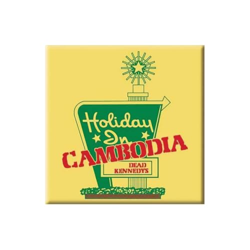 Dead Kennedys - Fridge Magnet: Holiday in Cambodia - TV Memorabilia Fr image 2