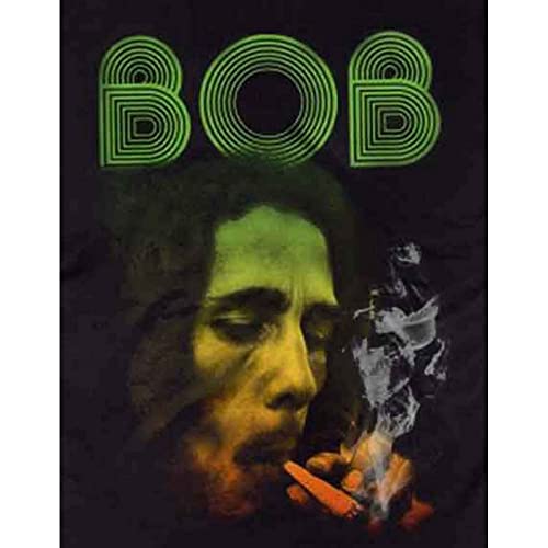 Bob Marley - tshirt - Unisex - Short Sleeves - Smoking Da E - 2X-Large image 4