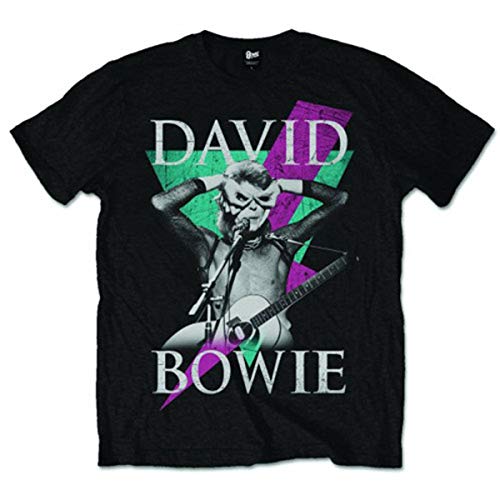 David Bowie - tshirt - Unisex - Short Sleeves - Small