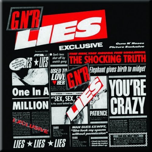 Guns N' Roses - Fridge Magnet: Lies - TV Memorabilia Fridge Magnets image 2