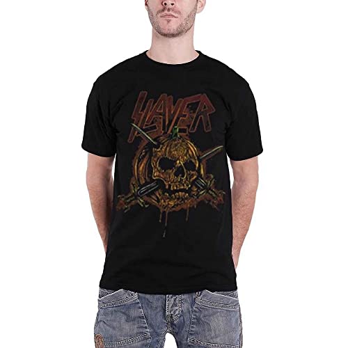 Slayer - tshirt - Unisex - Short Sleeves - Skull Pumpkin - XX-Large image 2